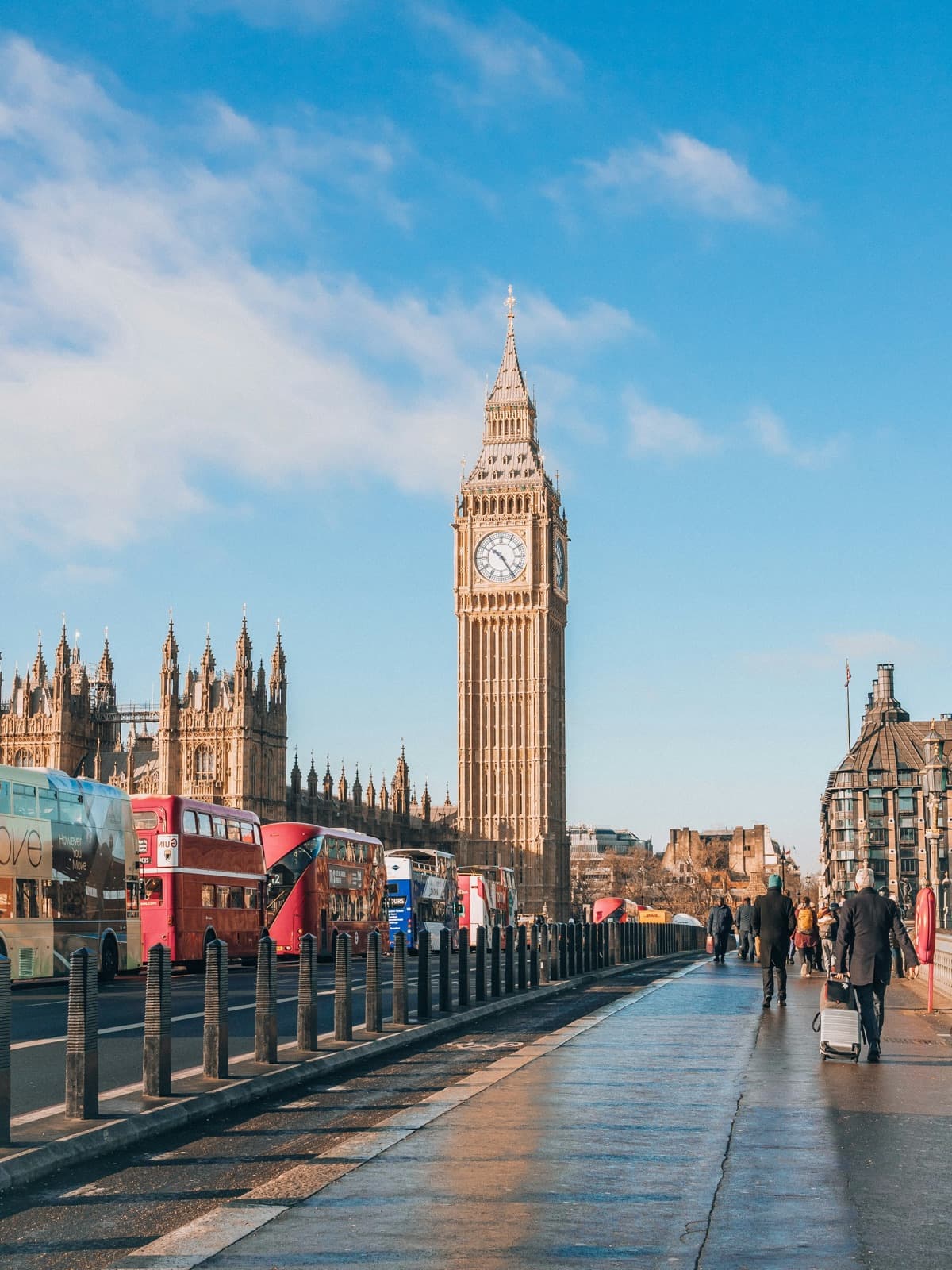 Big Ben from the bridge in London